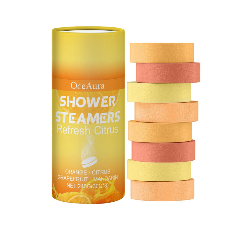 MISTIQ Refresh Citrus Shower Steamers — 8-Pack Citrus Bliss